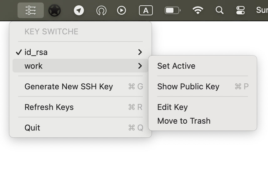 Key Switch Interface